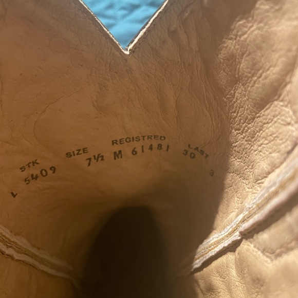 Brown Circle G boots size 7 1/2 - Picture 4 of 6